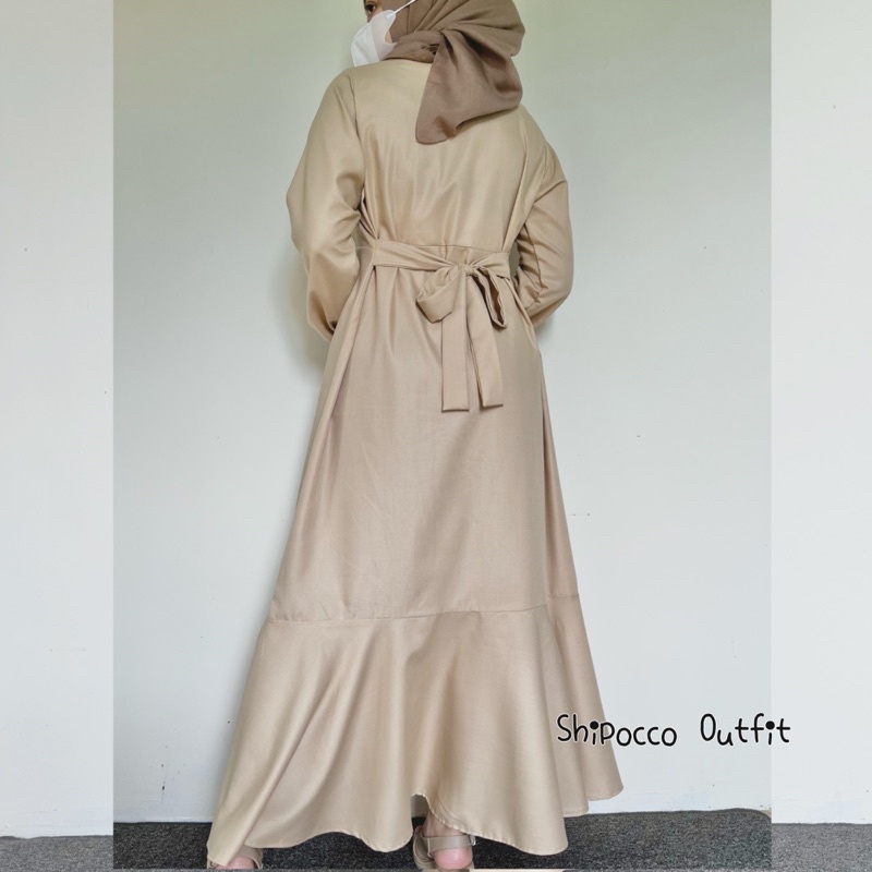 GAMIS LEBARAN DRESS BUSUI DRESS MUSLIM DRESS LEBARAN MAXI DRESS DRESS LEBARAN 2024 DREES KOREAN STYLE by shipocco outfit