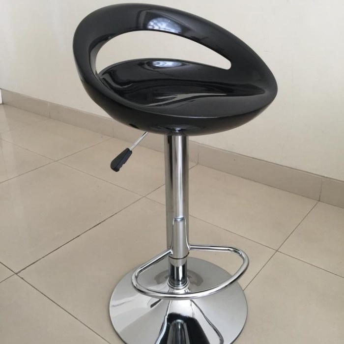 kursi bar fiber plastik ABS barstool hidrolik kursi cafe dan pameran