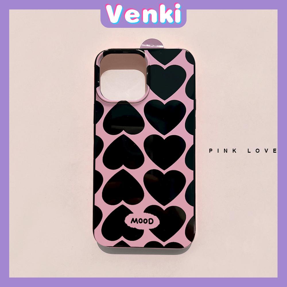 iPhone 14 Pro Max Phone Case Soft TPU Candy Case Pink Love Glossy Black Back Cover Camera Protection Shockproof For iPhone 13 12 11 Pro Max 7 8 Plus X XR