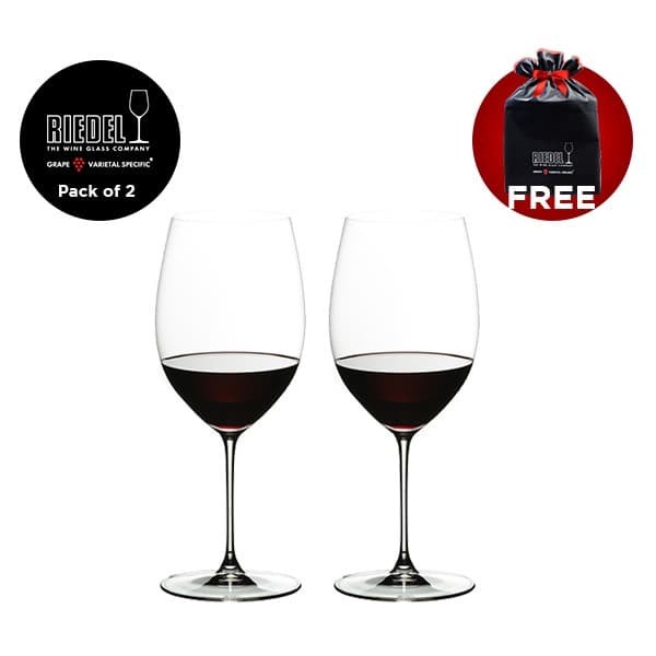 GELAS WINE RIEDEL VERITAS CABERNET/MERLOT PACK OF 2 PCS