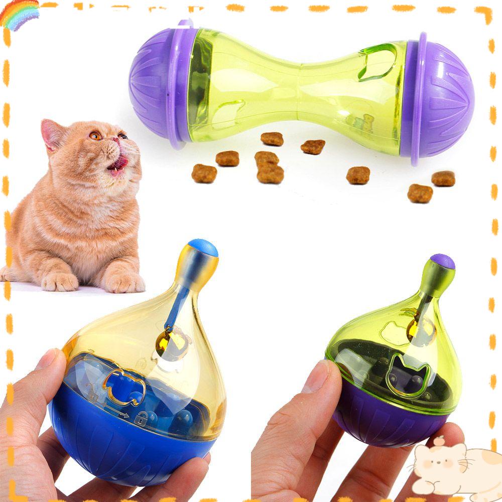 Solighter Food Feeder Bola Tahan Gigit Anjing Bermain Perlengkapan Kucing Cat Tumbler Mainan