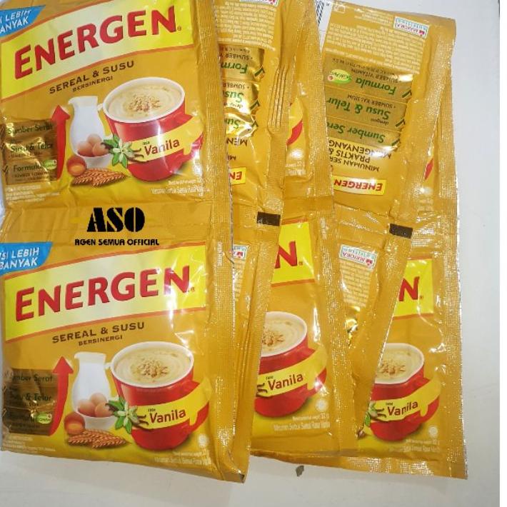 

PJI415 Energen vanila 32g RENCENG KEMASAN BARU ( isi 10pc) +++