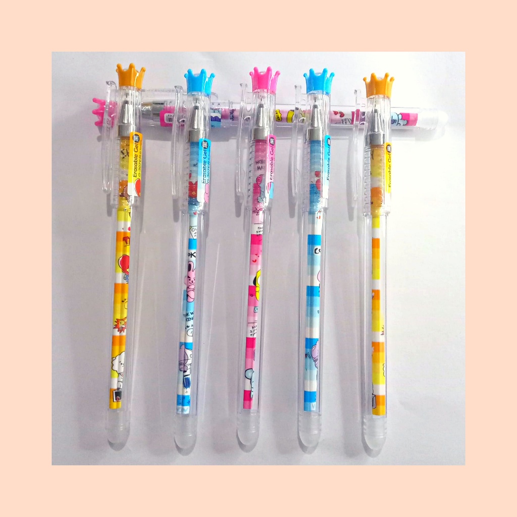 

Pulpen Gel Erasable (Bisa Dihapus) Lovein Gel Pen G-307ER 0.5 Black / 1 Pcs