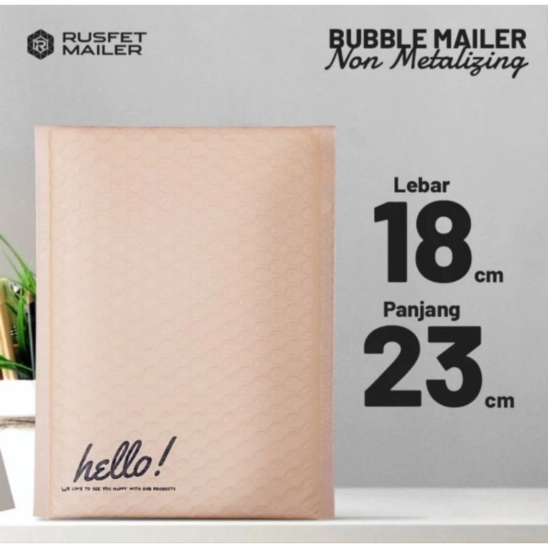 Amplop Bubble Mailer PINK