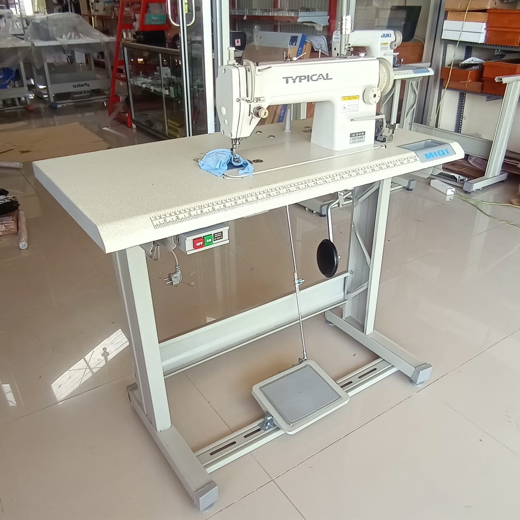 MESIN JAHIT TYPICAL MEJA KAKI IMPORT FULLSET