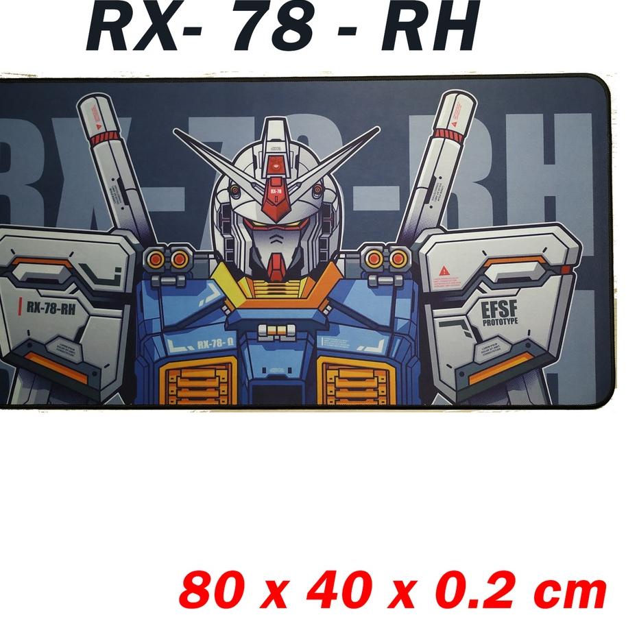 Paling Laris Mouse pad Besar Gundam RX-78-RH  80x40cm Alas Mousepad40x80cm Mousepad 400x800mm ✪ere✰