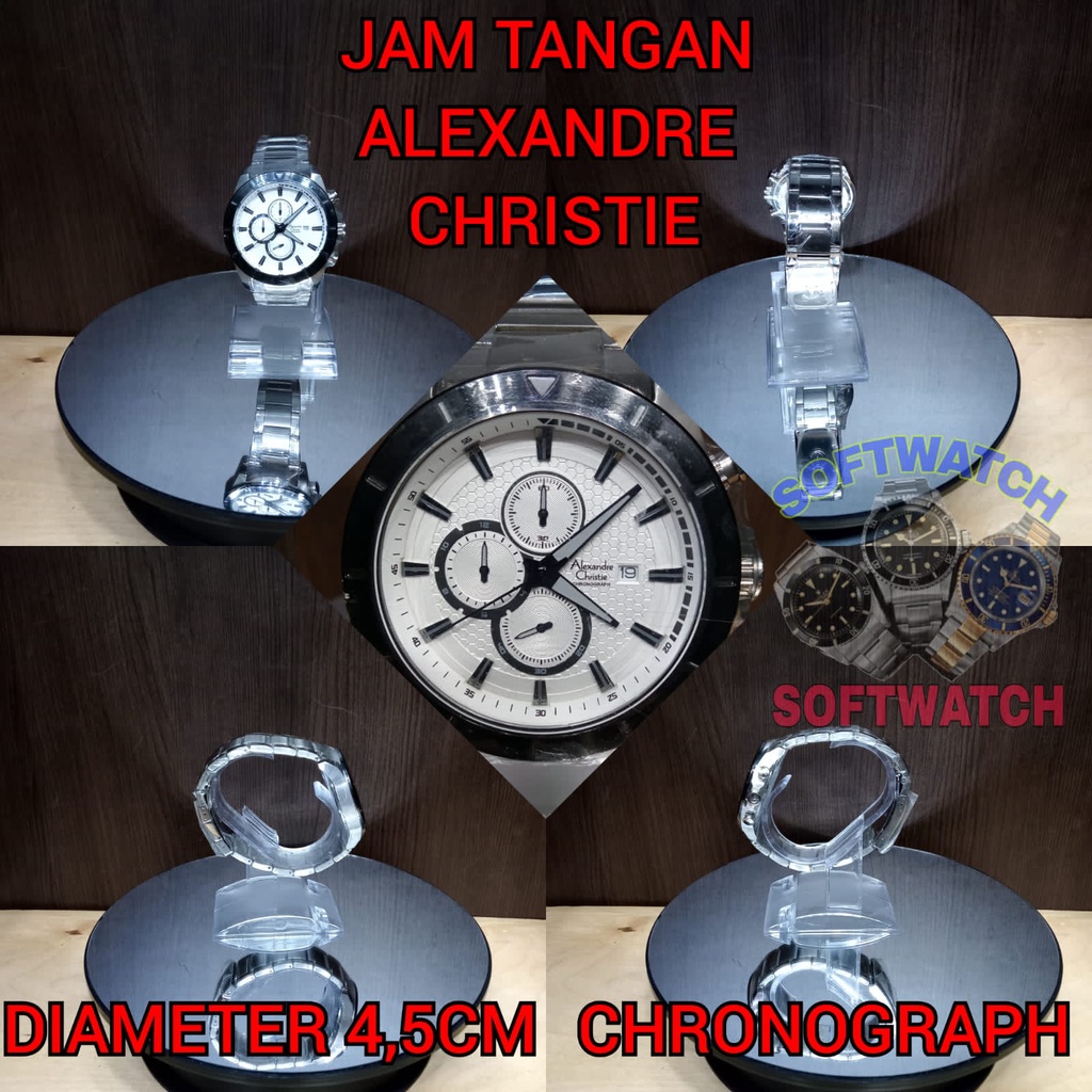 JAM TANGAN ARLOJI ALEXANDRE CHRISTIE ASLI 100% ORIGINAL PRIA