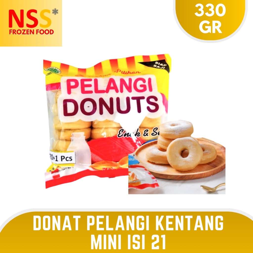 

DONUT PELANGI KENTANG MINI ISI 21 PCS X 10