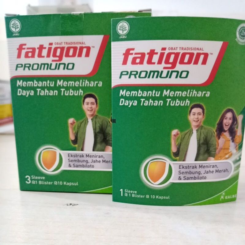 Fatigon Promuno / Vitamin Daya Tahan Tubuh / Vitamin Herbal / Vitamin Imun