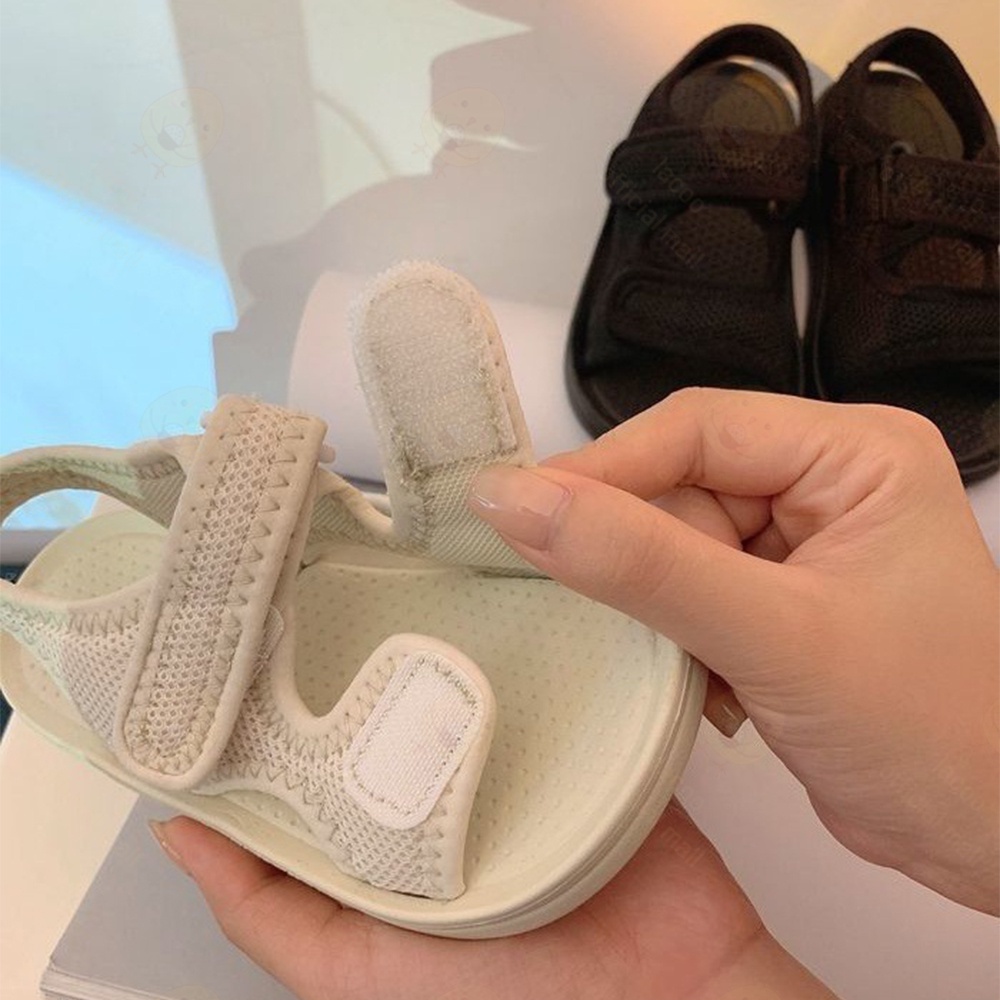 Sandal anak perempuan laki laki lembut Sendal anak kain jala Sepatu sandal anak non slip