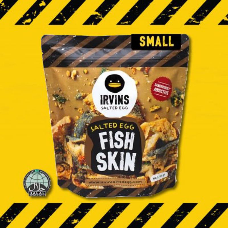 IRVINS Fish Skin 105gr salted egg ORIGINAL