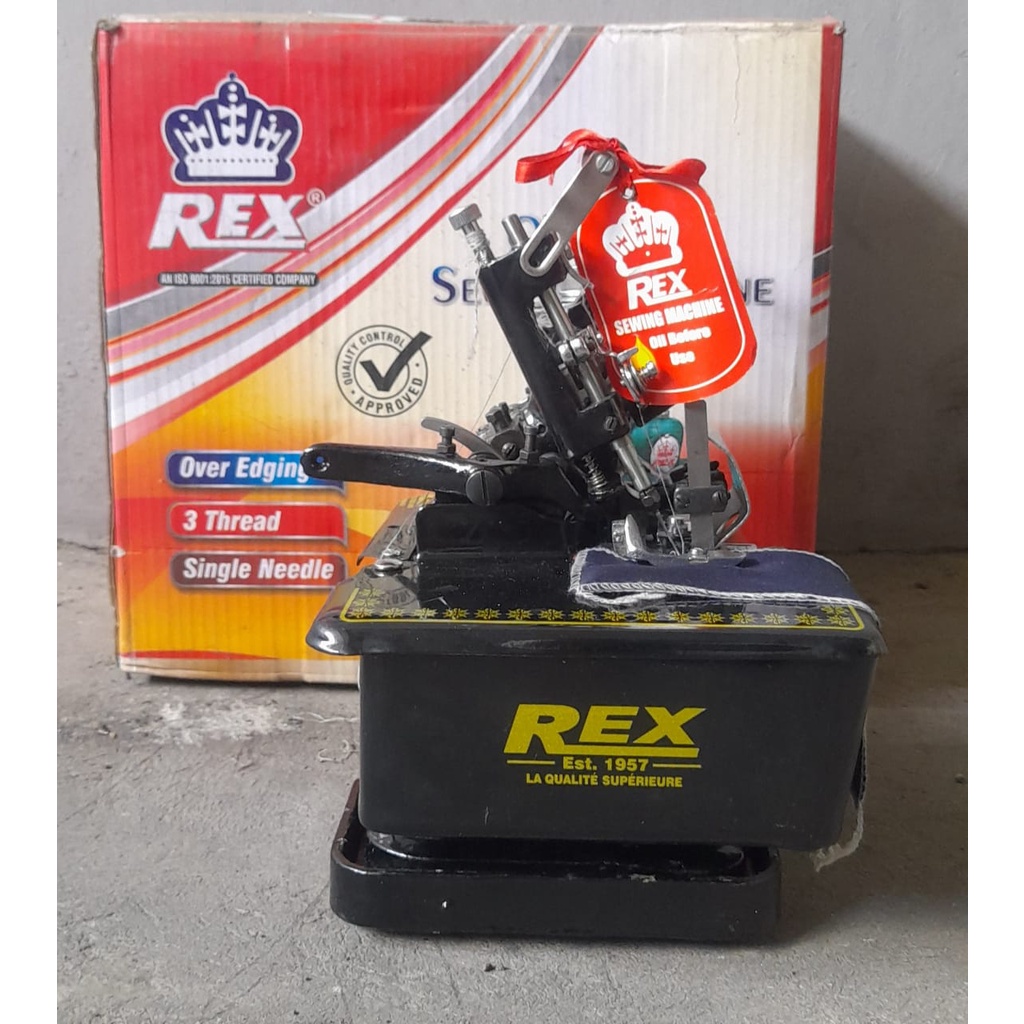 Mesin Jahit Obras 3 Benang REX Overlock Sewing Machine