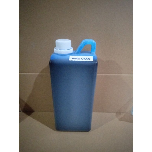 

TERBARU '' Tinta stempel warna flash Otomatis isi 1 Liter Warna Biru CYAN