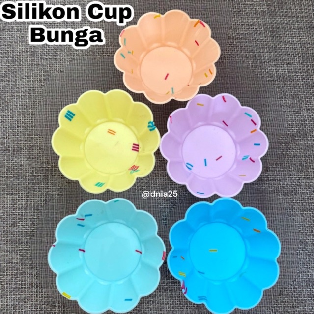 Muffin Cupcake Cetakan Kue Mangkok Silikon Silicon Mufin Baking Molds Mold Silicone Jelly Puding Cup