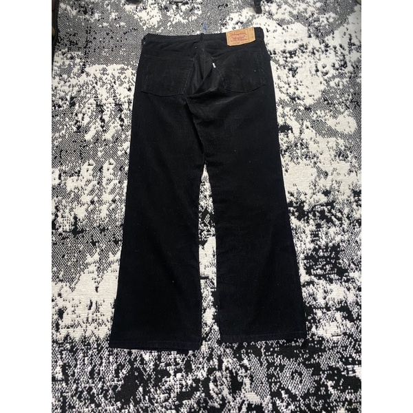 Levi’s 517 Bootcut Black Corduroy Pants