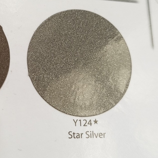 SAMURAI * Y124 STAR SILVER PERAK Cat Semprot Paint Gun Metal Abu Abu