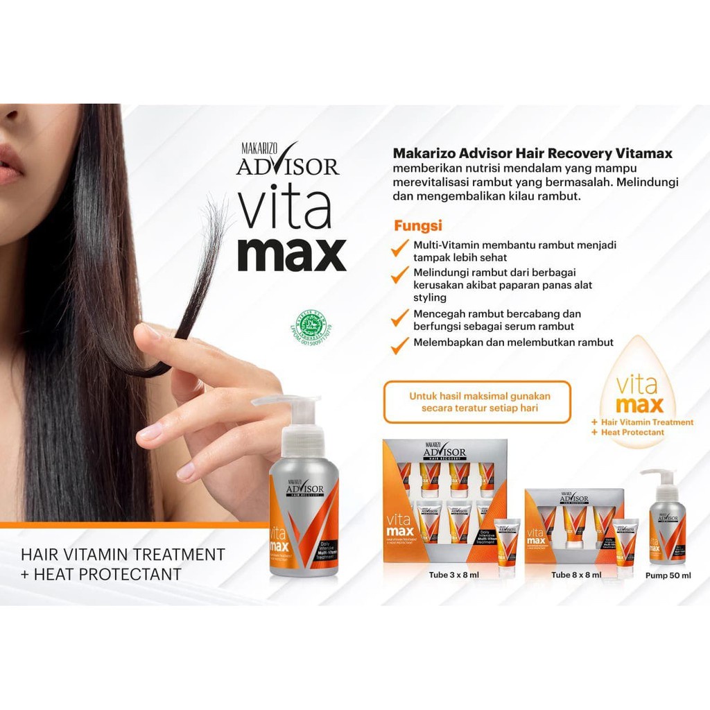 {MURAH}MAKARIZO ADVISOR HAIR RECOVERY PUMP 50ML