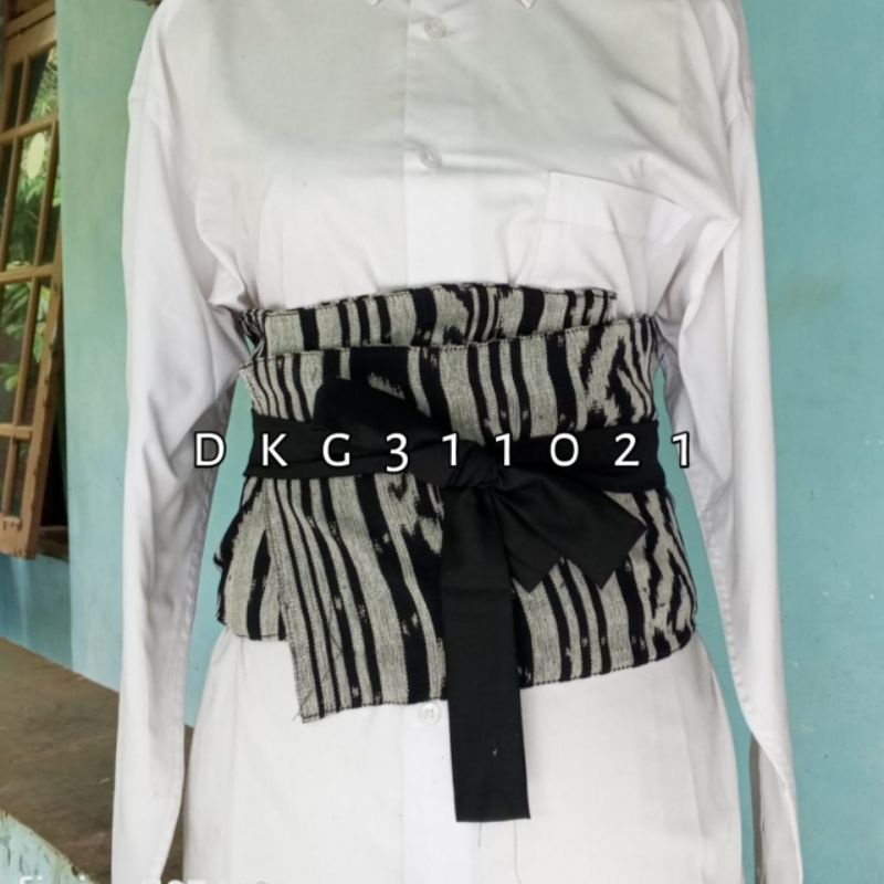 [Ready Stok] Obi Belt Tenun Troso, Ikat Pinggang Tenun Troso Asli