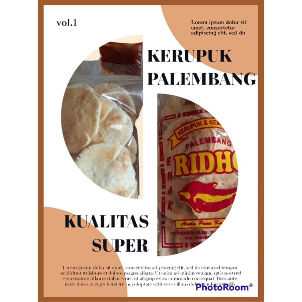 7 Varian Kerupuk Palembang RIDHO Kualitas Super 200 gr Dijamin Enak