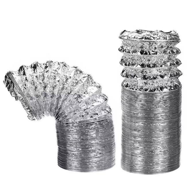 Selang Flexible Aluminium Ducting Exhaust Fan Blower 5" X 10M