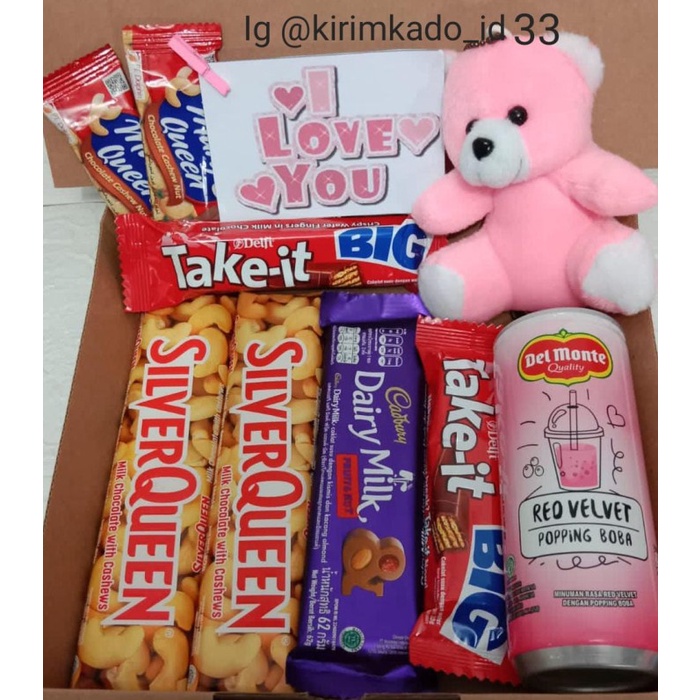 

✨READY✨ -parcel coklat valentine murah meriah box hampers- 1.1.23