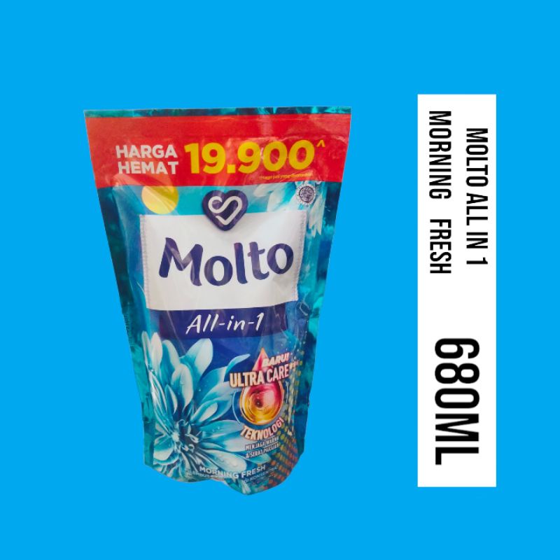 Molto Pelembut &amp; Pewangi Cair 680/650ml