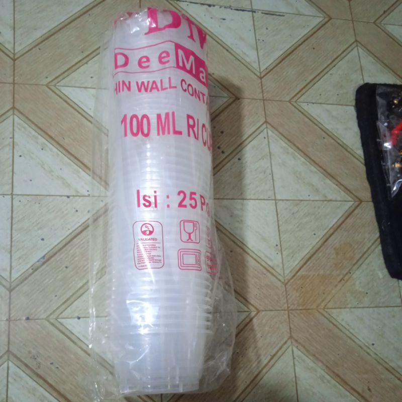 Thinwall cup 100ml.