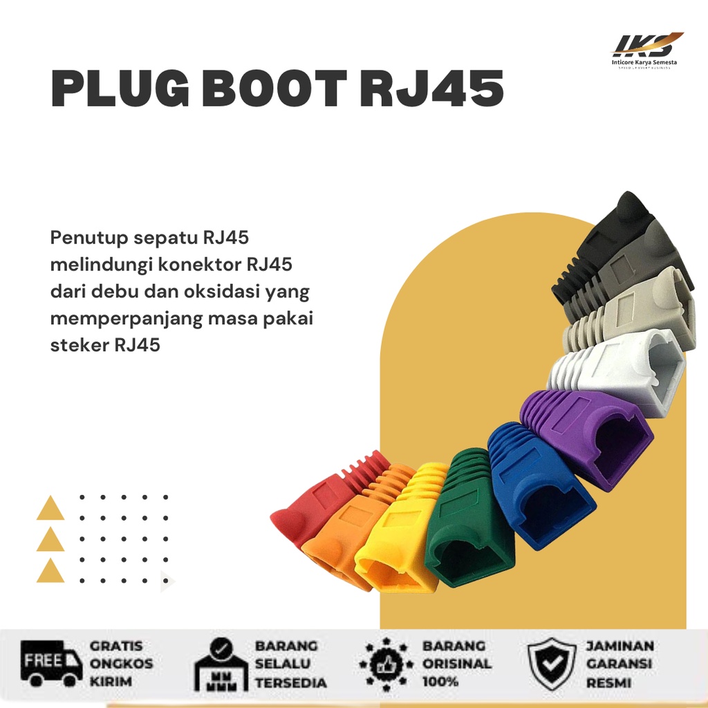Plug boot RJ45 / Cover RJ45 / Sepatu RJ45