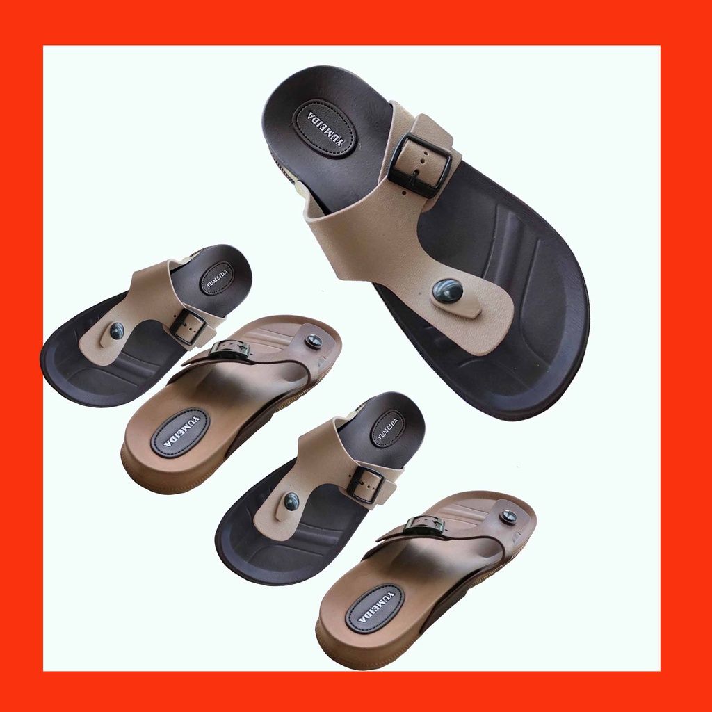 Sandal Jepit Slop Pria Dewasa Bahan Karet Anti Slip