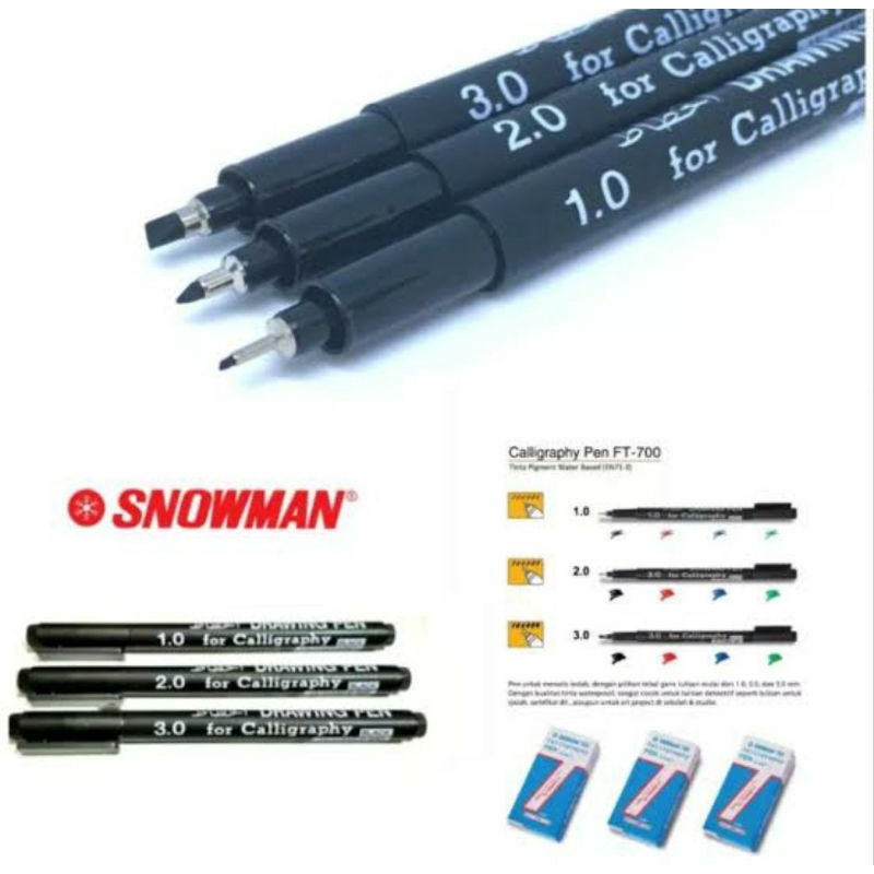 

Pena Snowman 700 Kaligrafi 2.0 dan 3.0