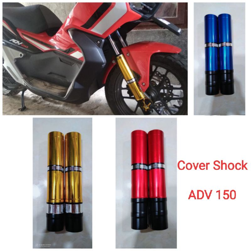 Cover Shock ADV 150, aksesoris shockbreaker depan Honda ADV 150, pengaman shock