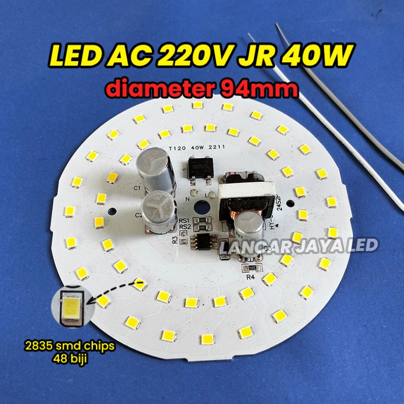 LED AC Murah Bertrafo (JR) 18w/25w/30/40w/50w