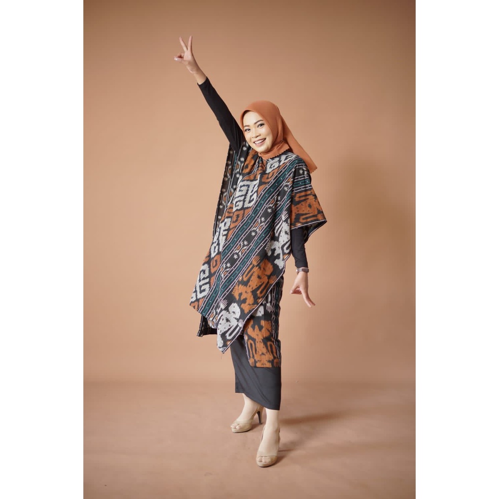 Baju Dress Tenun Motif NTT ATBM