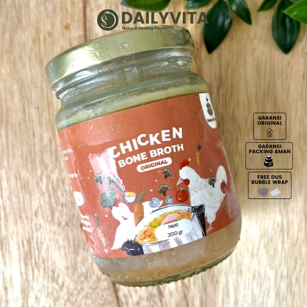 HONEST FARM - HOMEMADE PREMIUM BONE BROTH CHICKEN BONE BROTH 200gr/BEEF BONE BROTH BB BOOSTER KALDU 200gr MPASI