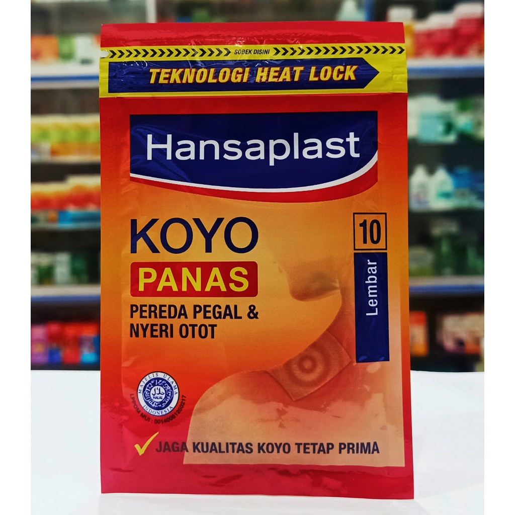 Hansaplast Koyo Panas Isi 10pcs - Pereda Nyeri Pegal dan Linu