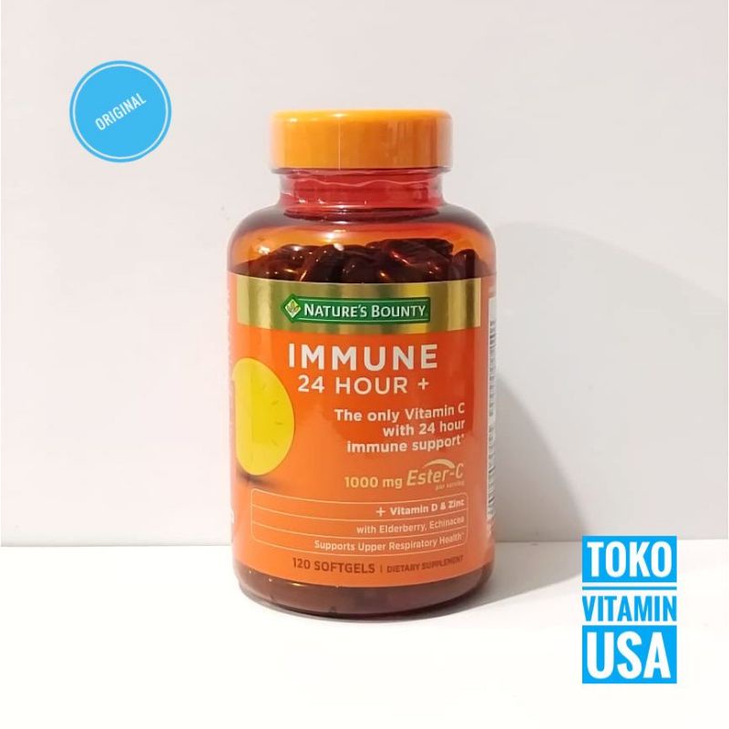 Nature's Bounty Immune 24 Hour + Vitamin D &amp; Zinc