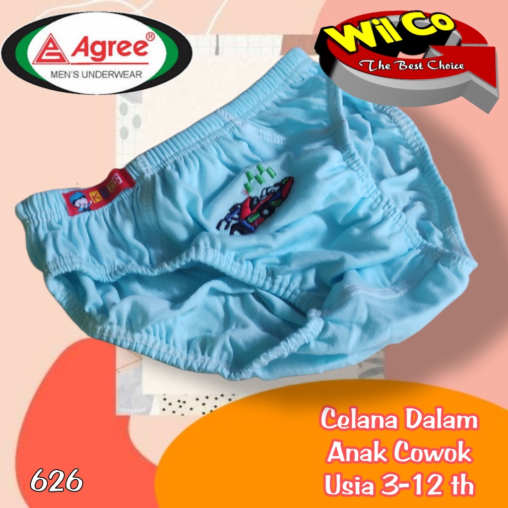 K626 - (Harga 1Pcs) CELANA DALAM ANAK PAKAIAN DALAM ANAK COWOK TAFT KIDS SIZE S - XL