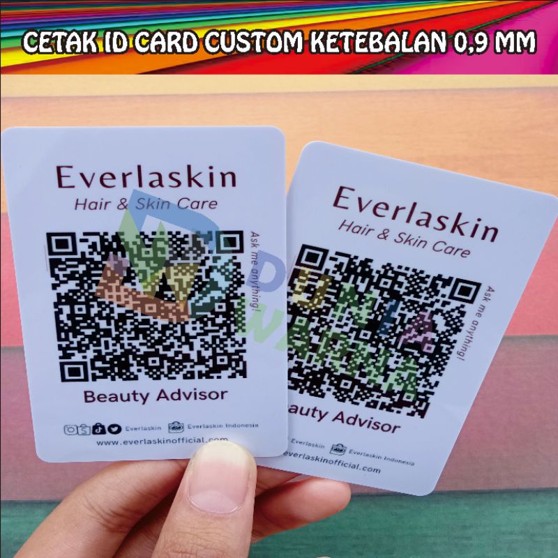 

Cetak Id card pvc ketebalan 0,9 mm input data barcode/cetak id card pake data dan barcode