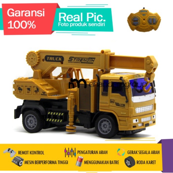 

Dijual Mainan Mobil Remot Kontrol RC Dump Truk Crane Max - Crane Diskon