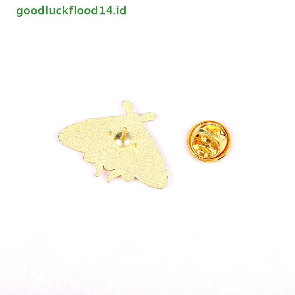 [GOOGFOUR] 1 Pcs Bunga Serangga Enamel Pin Nature Ngengat Cicada Scorpion Bros Kerah Ransel Lencana Lucu Perhiasan Hadiah Untuk Teman Anak [TOP]