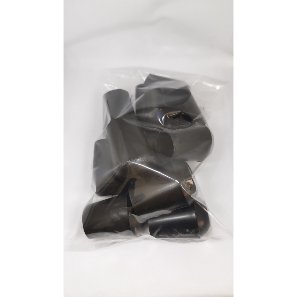 Kaki Kursi Chitose / Kaki Kursi 7/8" Warna Hitam Plastik (1pak isi 12)