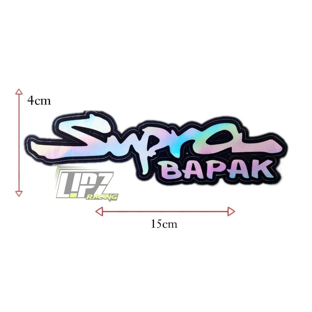 (SEDANG TREN) STIKER MOTOR HOLOGRAM KEREN UNIVERSAL