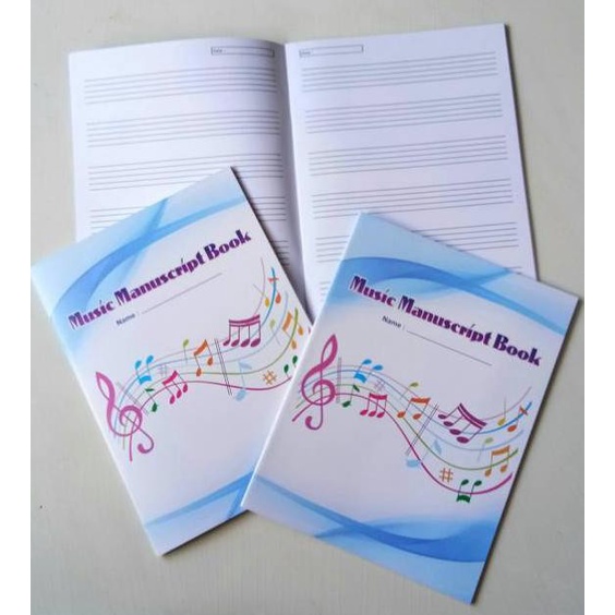 

✅Buku tulis musik garis paranada / Manuscript book / Buku garis lima