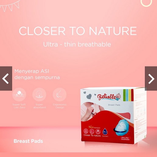 RELIABLE BREAST PAD ISI 12
