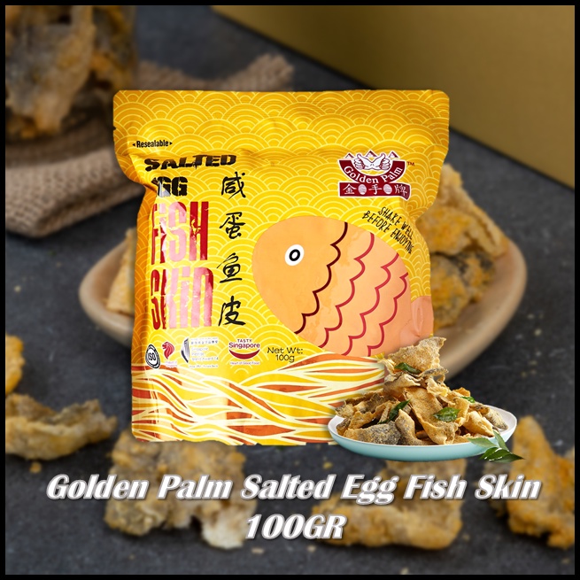 

Golden Palm Salted Egg Fish Skin 100GR