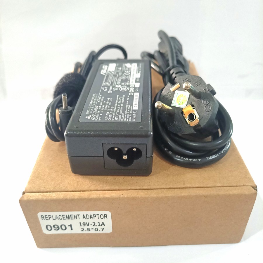 Adaptor Charger Laptop Asus Eee PC 1015B, 1015BX, 1015CX, 1015P, 1015T - Hitam