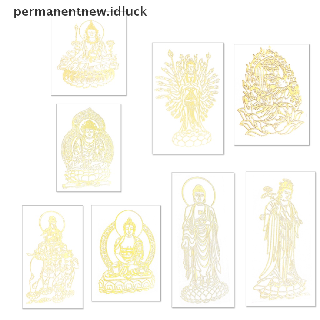 [luckypermanentnew] Stiker Ponsel Buddha Buddha Stiker Casing Ponsel [ID]