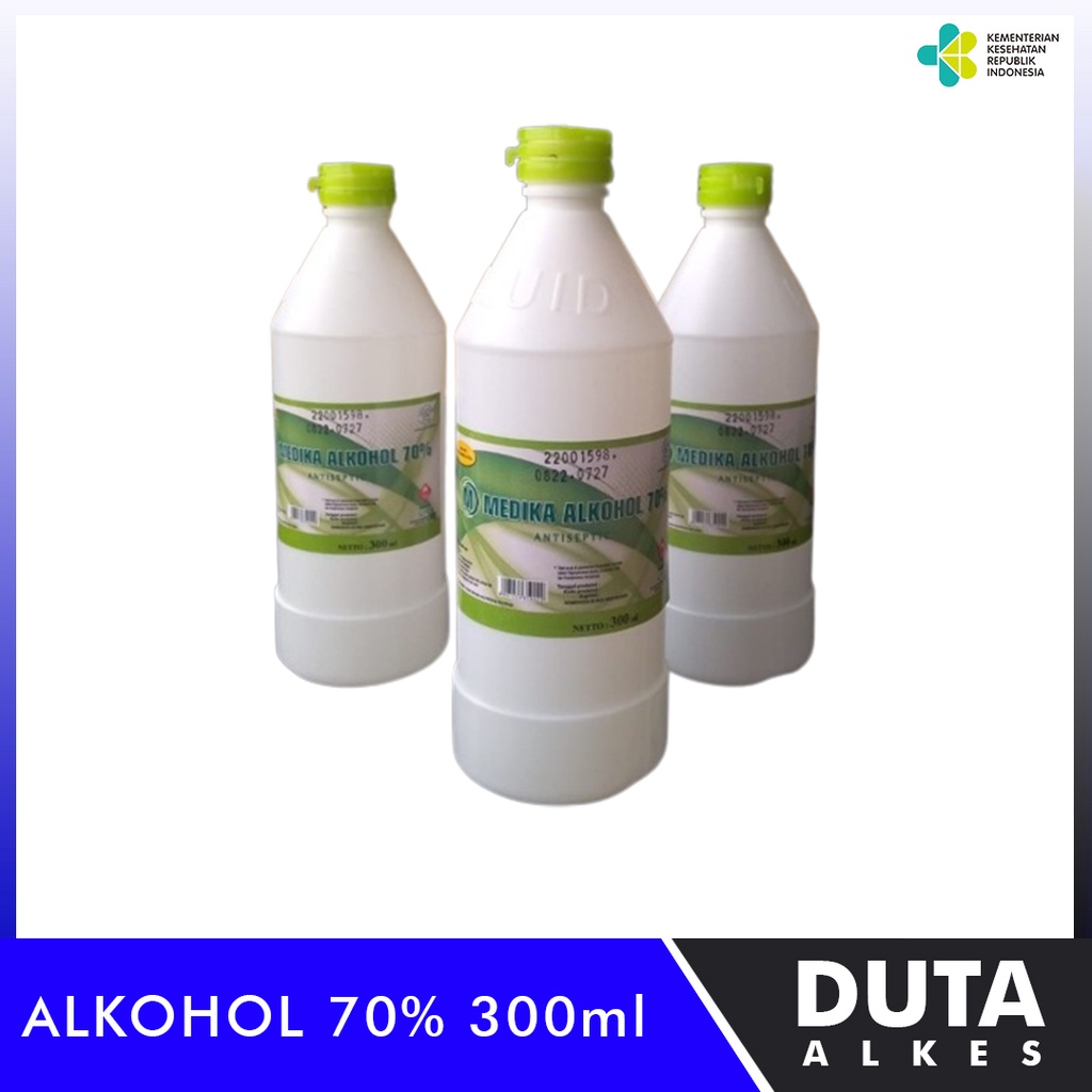 Medika Alkohol 70% 300ml Alcohol Antiseptik Pembersih Luka