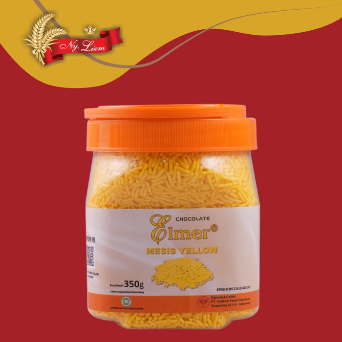 ELMER Yellow Lemon Choco Rice / Meises / Meses 350 gram