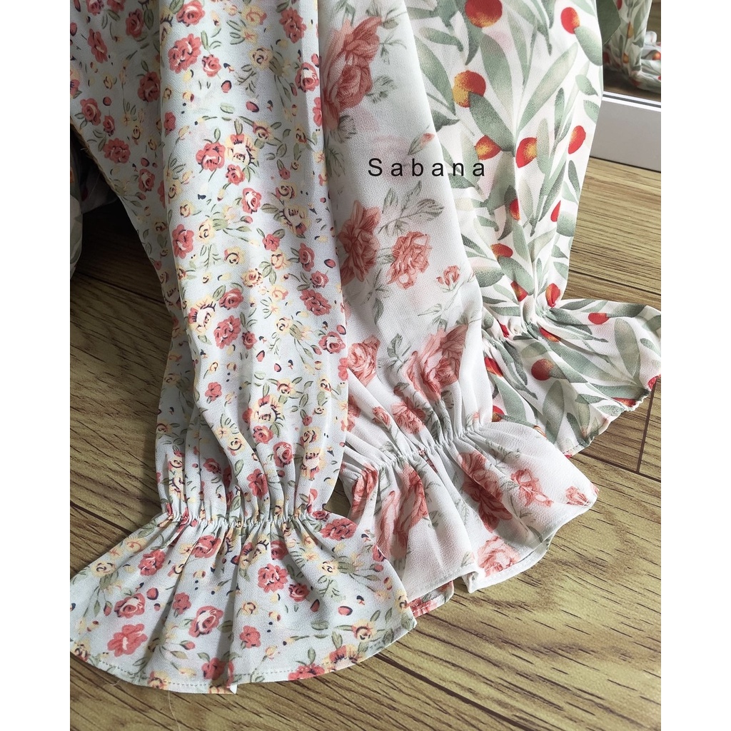 Sabana long outer floral